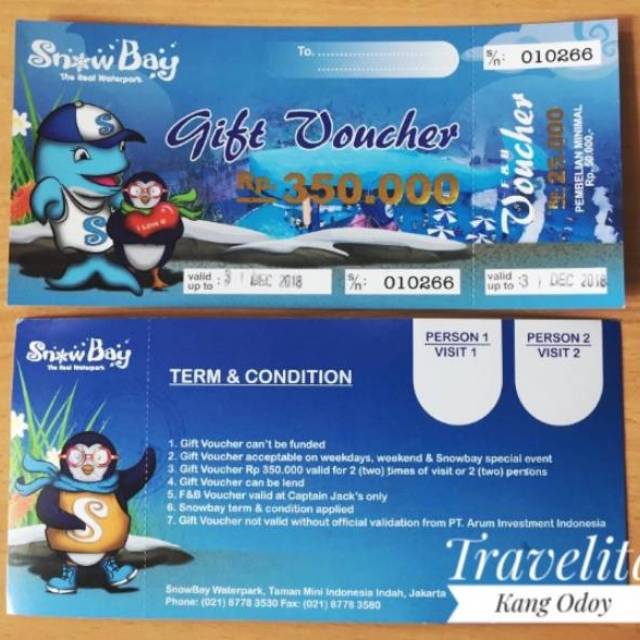 TIKET SNOWBAY TAMAN MINI