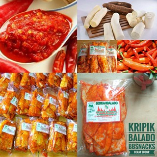 SNACK PEDAS KERIPIK SINGKONG BALADO PADANG PEDAS MANIS ...