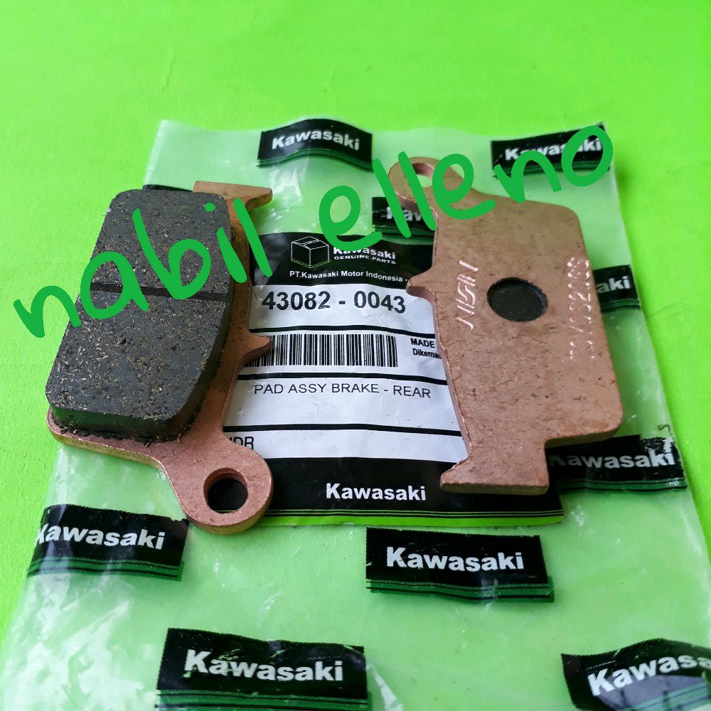 kampas rem discpad belakang klx 250