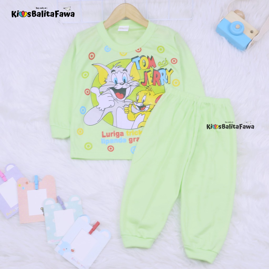 Piyama Kaos Kartun Uk 2 Tahun / Piyama Anak Cowok Murah Baju Tidur Babydolls Setelan Kaos Anak
