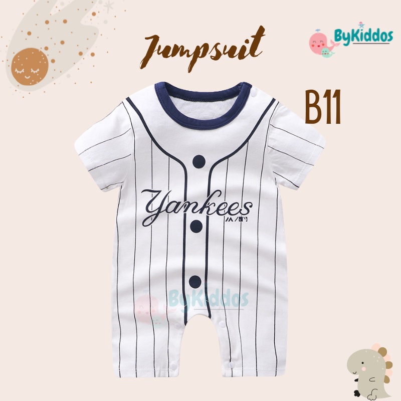 ByKiddos - Jumper Import Lengan pendek / Jumpsuit Import Lucu /  Baju Bayi Imut Lucu / Jumper Bayi Pendek Import Part 2