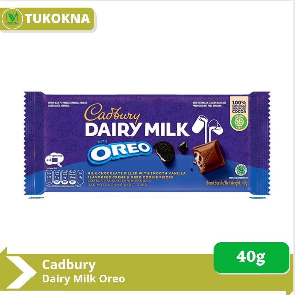 

Cadbury Dairy Milk Oreo 40 Gr