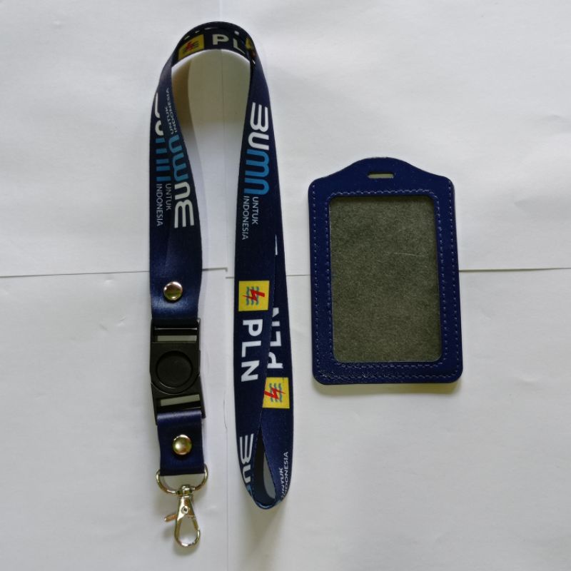 ready tali lanyard PLN BUMN idcard satuan murah pln bumn custom