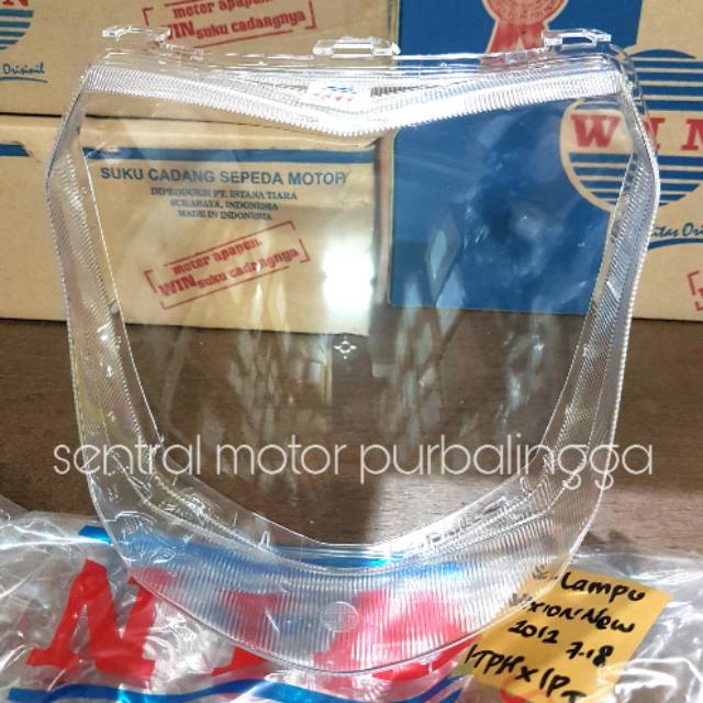 Kaca mika lampu depan yamaha vixion new 2012-2014 merk narita mika depan new vixion 1PA NARITA
