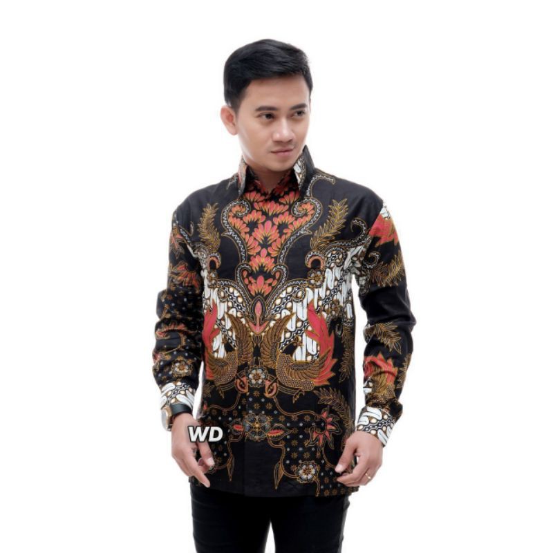 Kemeja Batik Pria Merak Kawung