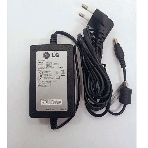 Adaptor 12V==&gt;2,5A MURNI MERK LG ORIGINAL KOREA