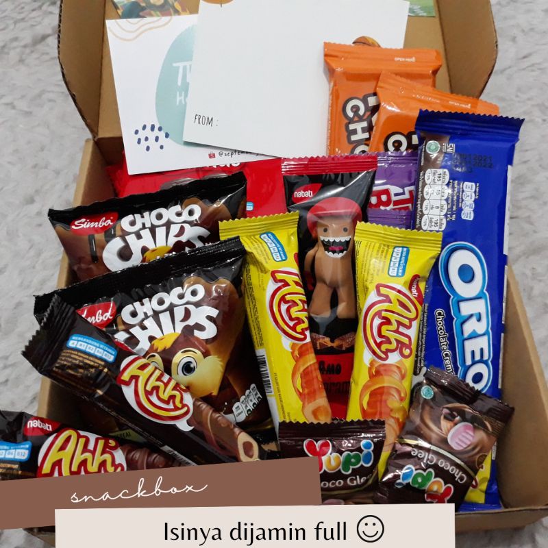 

SNACKBOX murah Isi dijamin Full | Gift Box Snack Wisuda / Ulang Tahun