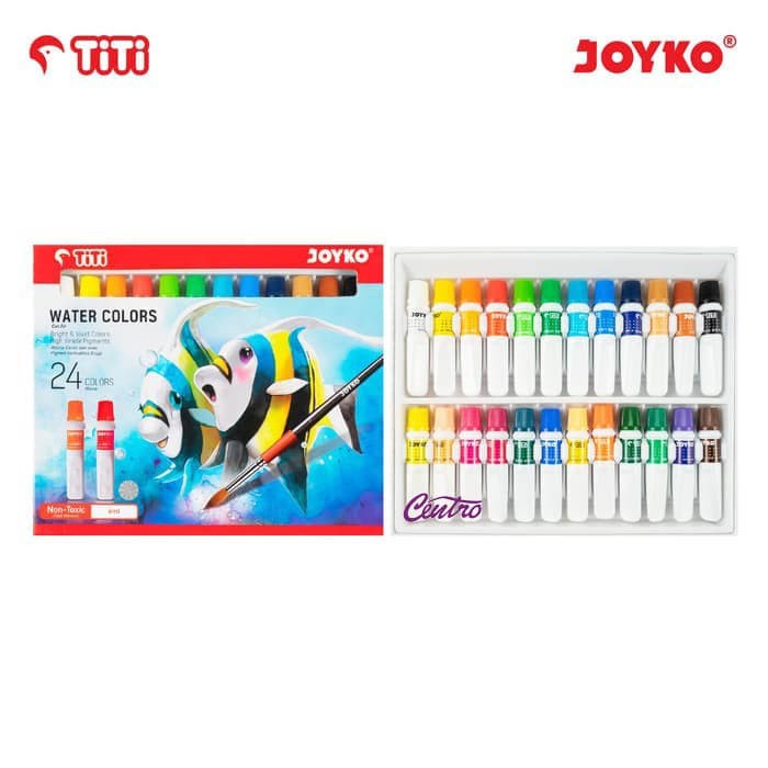 

air-cat- titi cat air water colors wc-6ml-24 warna color watercolour watercolor -cat-air.