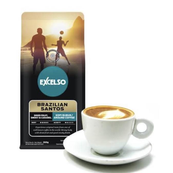 

Nikmati Kopi Excelso Brazilian Santos Bubuk Promo