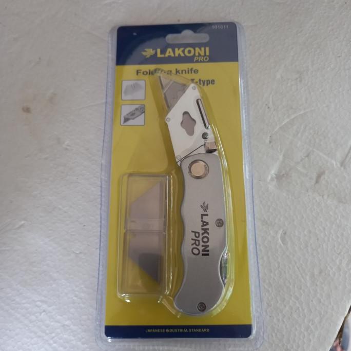 

Cutter Lipat T Type Folding Knife T LAKONI PRO