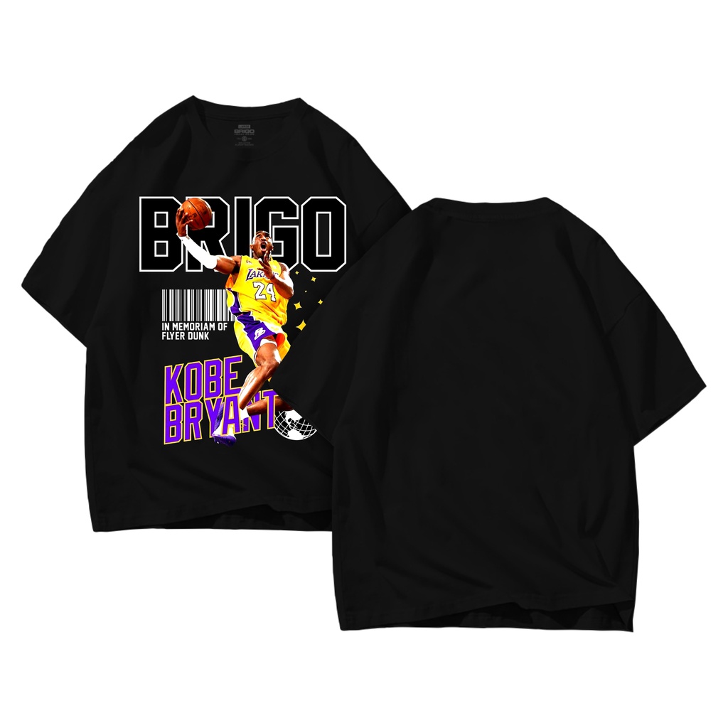 BRIGO Kaos Oversize KOBE BRYANT  II Kaos Jumbo Size Pria &amp; Wanita II Kaos Oversize Print DTF