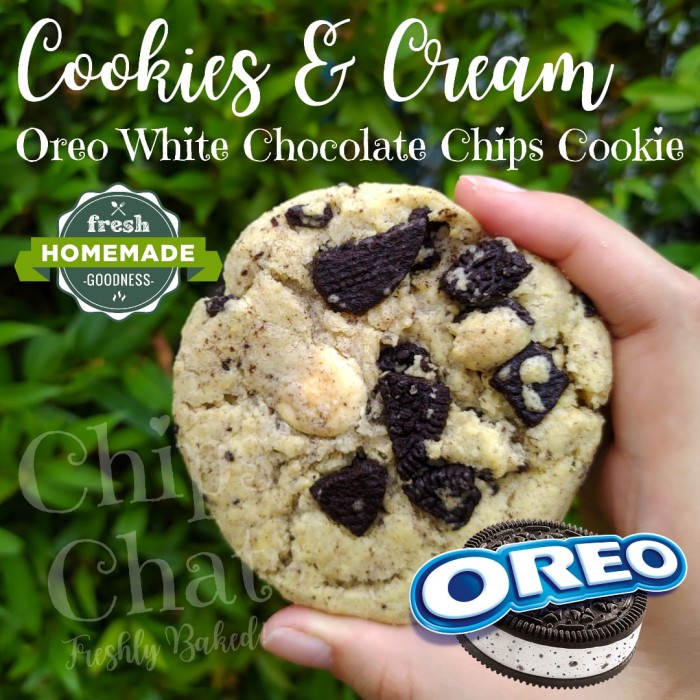 

KERING-KUE- BEST NYC SOFT BAKED COOKIES & CREAM OREO WHITE CHOCOLATE CHIPS COOKIE -KUE-KERING.