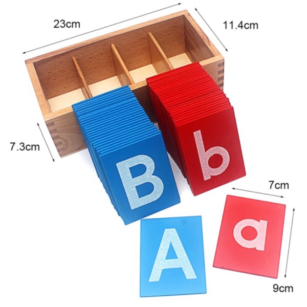 

Mainan Montessori Sandpaper Letter Sand Paper SPL Murah