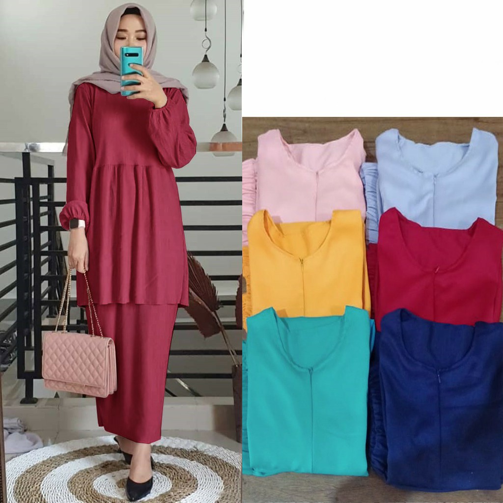 AS.FASHION-REALPICT-US-SETELAN BAJU DAN ROK WANITA MUSLIM-SETELAN WANITA HIJAB-SETELAN WANITA MUSLIM