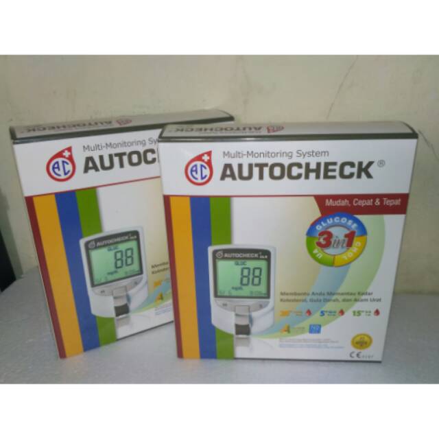 Alat cek gula darah 3in1