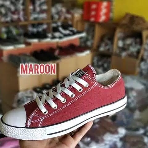 PROMO SEPATU PRIA CASUAL CONVERSE HI LOW ALLSTAR CLASSIC MAROON HITAM NAVY ABU SEPATU CEWEK COWOK