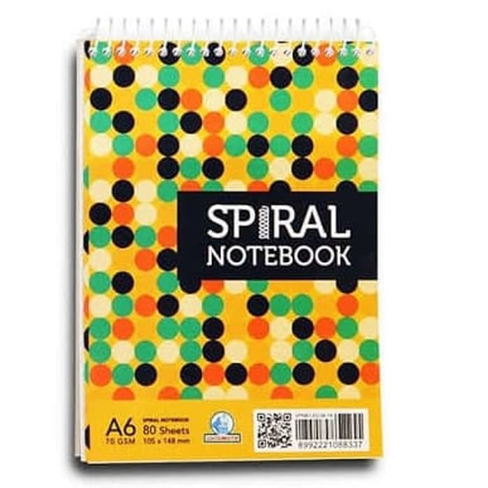 

Spiral Note Book A6 isi 80 Lembar