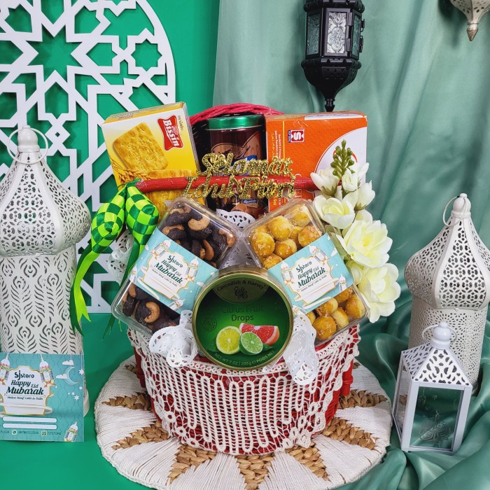 

Paket box hampers lebaran parcel idul fitri ramadhan kue kering 56