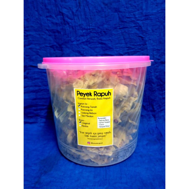 Peyek Rapuh Renyah Toples 5 Ltr