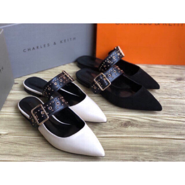 pw37ba   SEPATU CNK CK-214 BUCKLE MULES