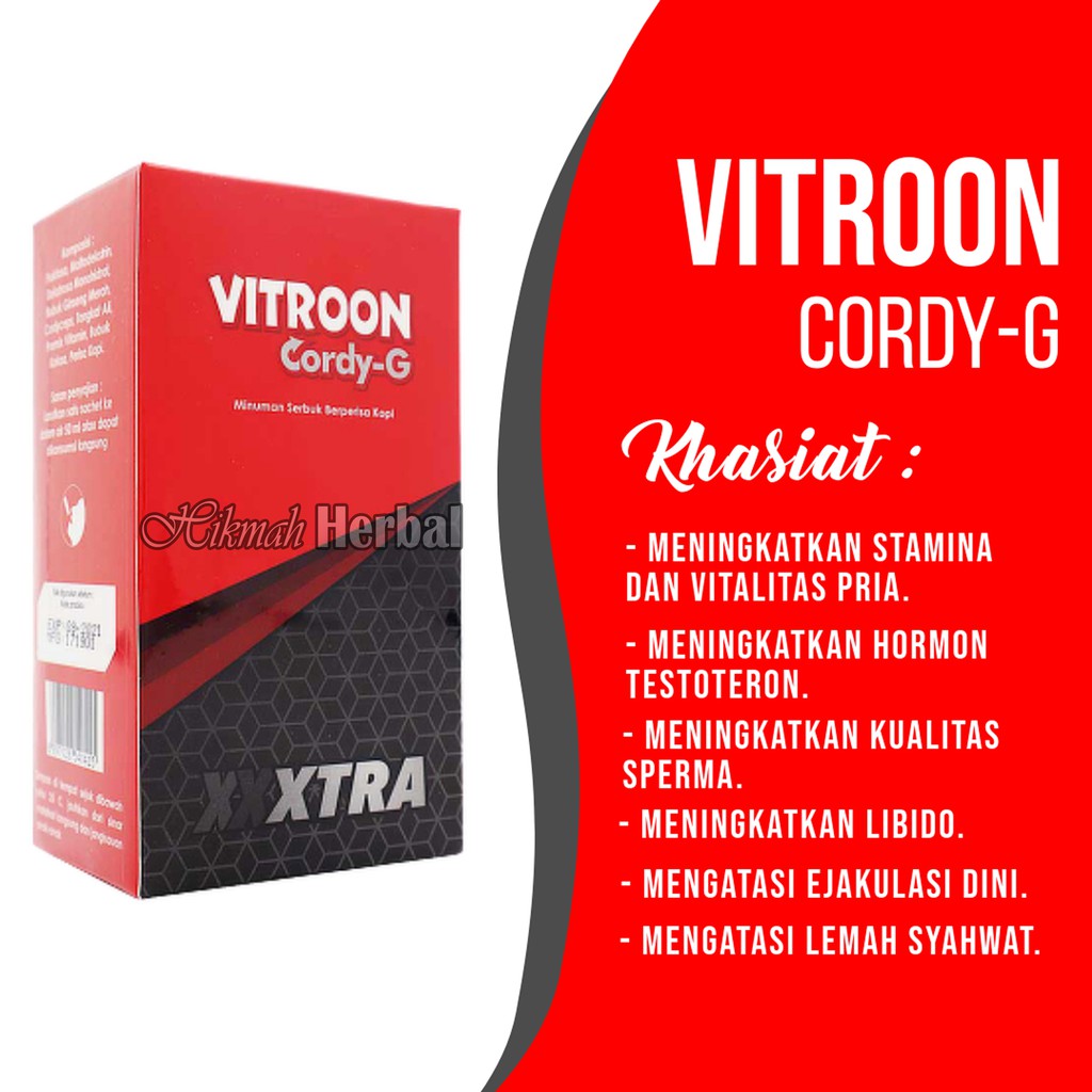 

Vitroon Cordy-G Minuman Serbuk Berperisa Kopi