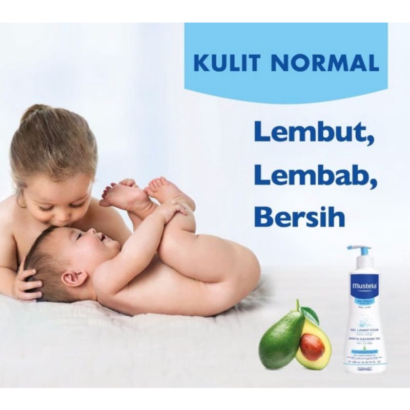 Mustela Bebe Gentle Cleansing Gel 500 ml/Sabun Mandi Bayi Mustela