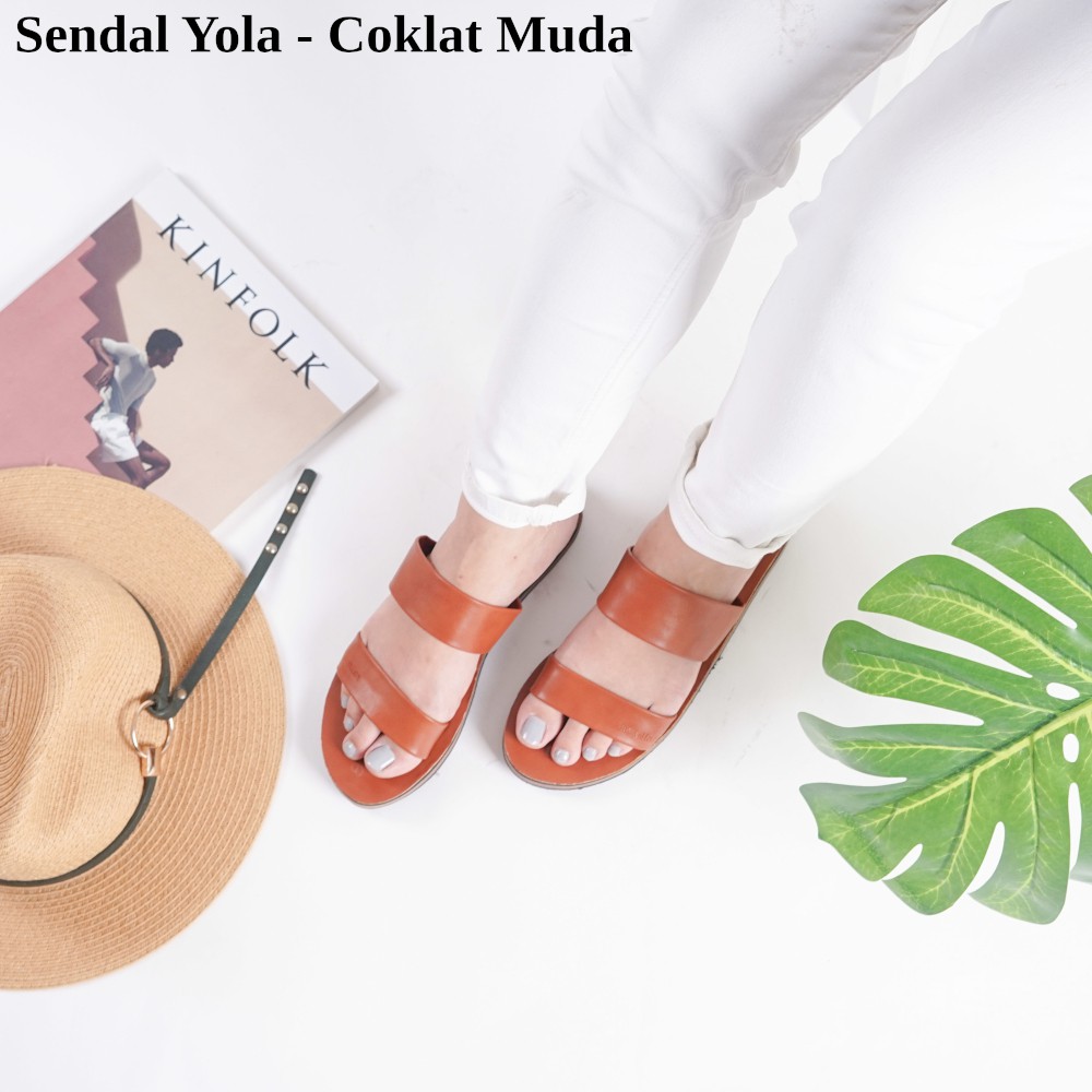 Sandal Selop Wanita - Yola Tinggi 3 cm by Jos Collection