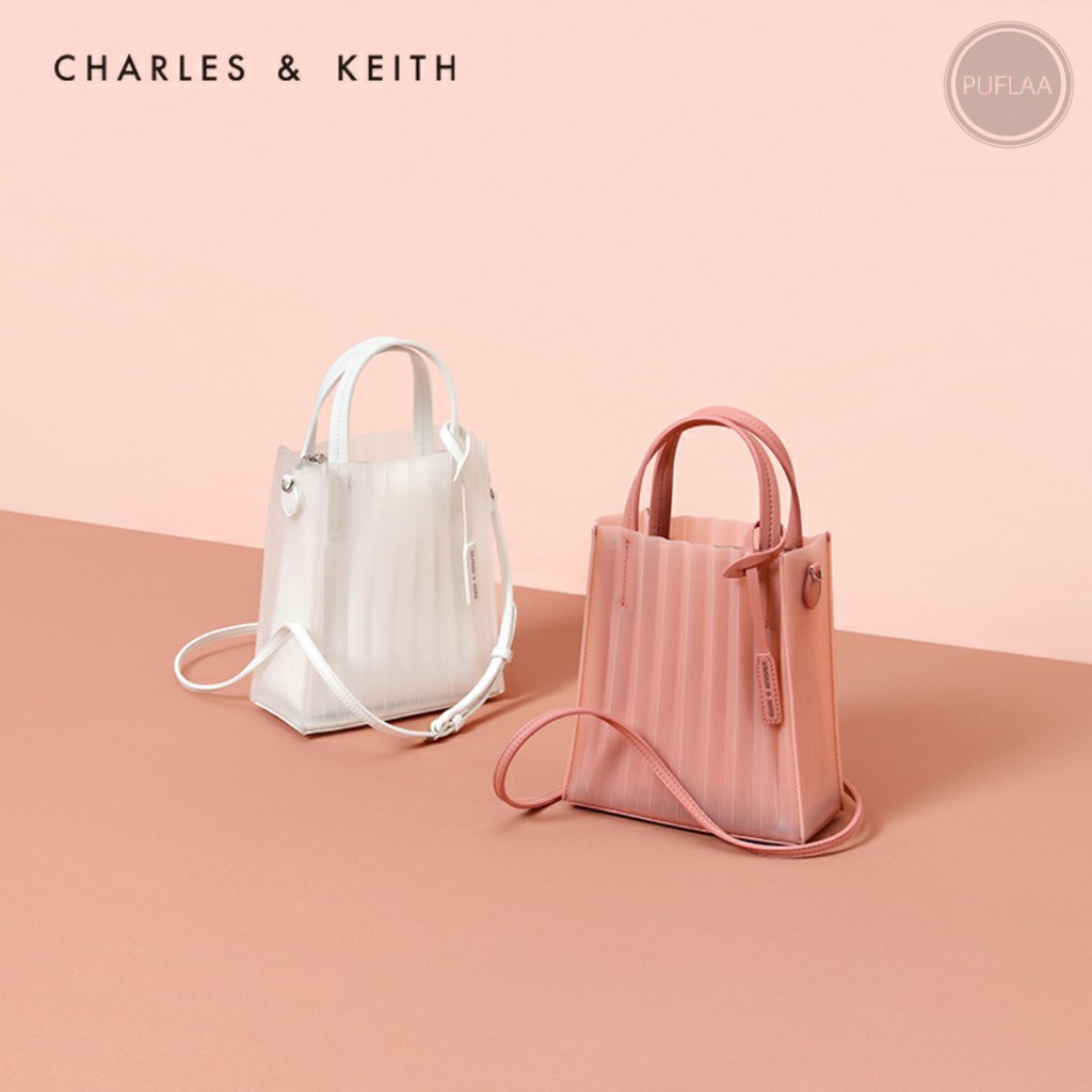  Tas  Wanita Charles  And Keith  Original Translucent 