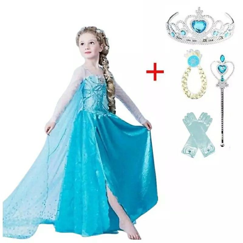 Gaun Ultah Elsa Frozen set