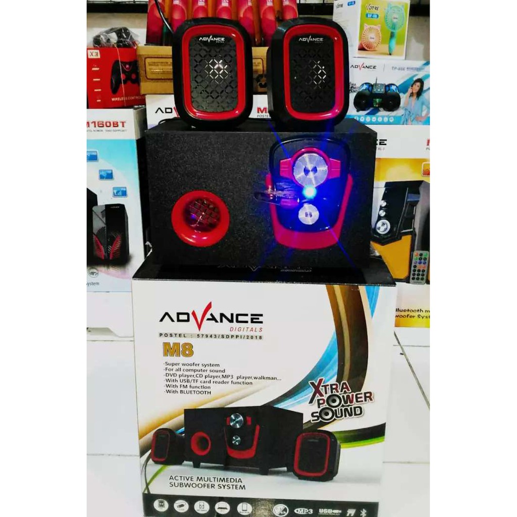 Speaker Advance M8 Bluetooth FULL BASS