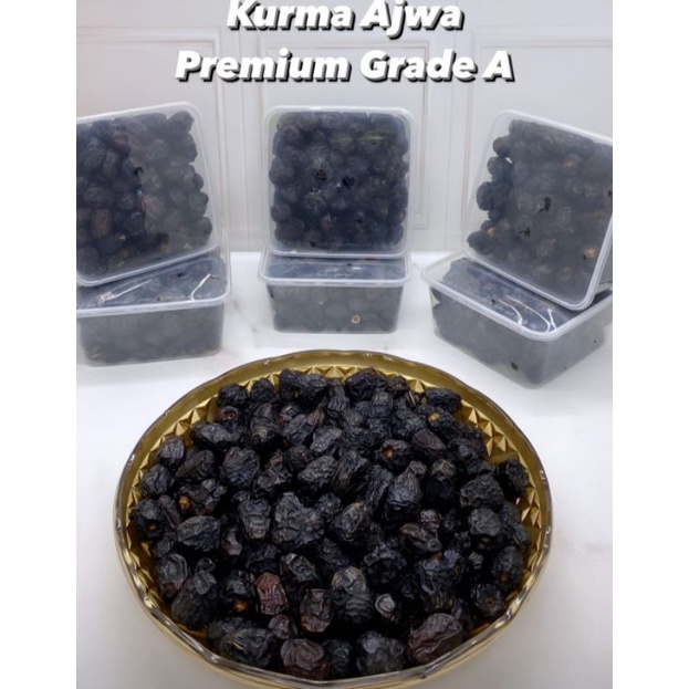 

Kurma Ajwa Premium 1 Kg Grade A Kurma Nabi Korma Madinah 1kg