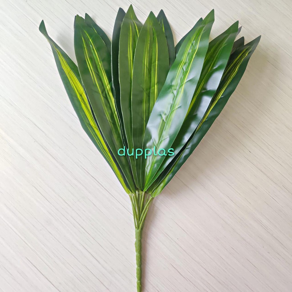 Daun Pandan Bali Artificial Tanaman Hijau Plastik Artifisial Dekorasi Hiasan High Quality