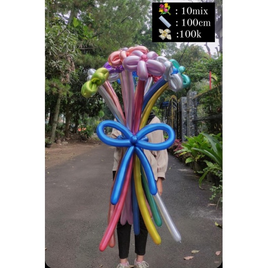 BUCKET BALLON FLOWERS BALLON