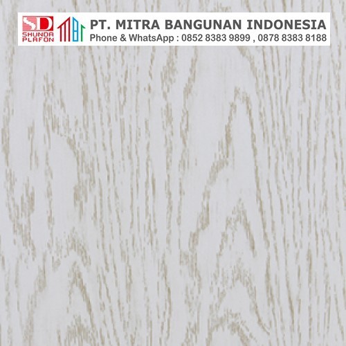 Shunda Plafon PVC - Natural Wood - White Wood - PL 2514