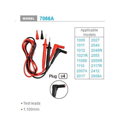 Testleads 7066A For Kyoritsu 2007a