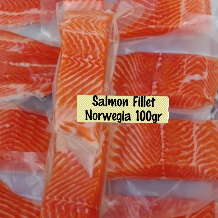 Salmon Fillet Norwegia 100gr | Norway Salmon | Salmon Norwegia