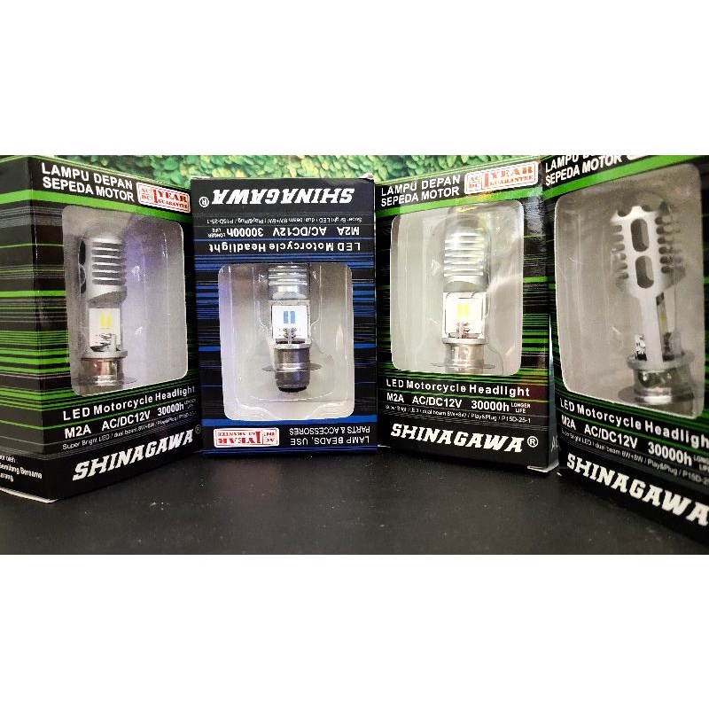 LAMPU DEPAN LED 12MATA CSP H6 PUTIH bebek/matic