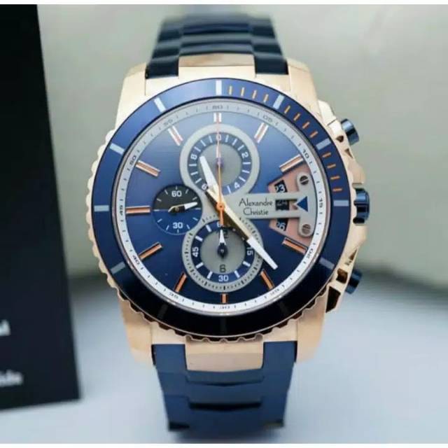 Jam Tangan Pria Alexandre Christie 6455 AC6455 Original