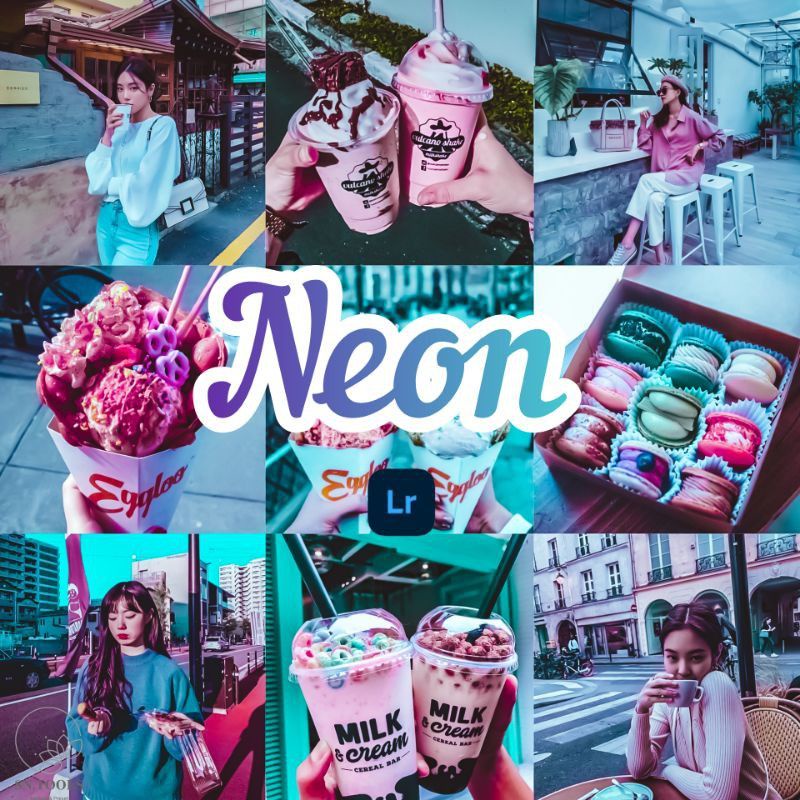 PRESET LIGHTROOM KOREAN NEON // FOR IOS &amp; ANDROID