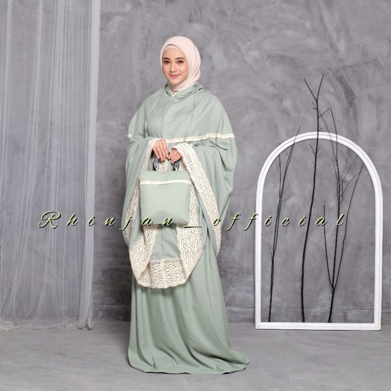 Mukena Dewasa jumbo Katun Mikro Premium