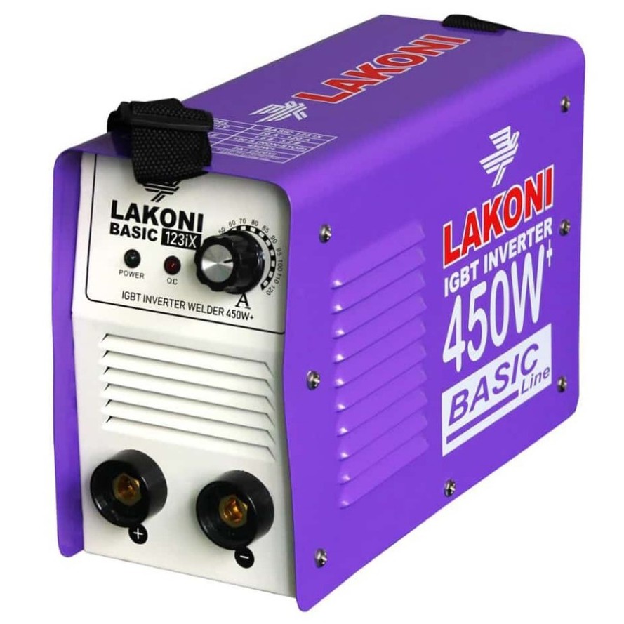 Mesin Trafo Las Lakoni Basic 123IX - Mesin Inverter Las Listrik MMA 450 W