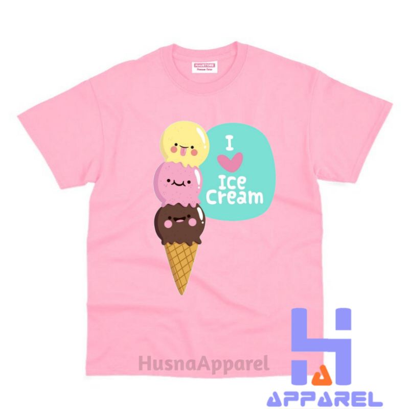 BAJU ANAK KAOS ANAK ICE CREAM