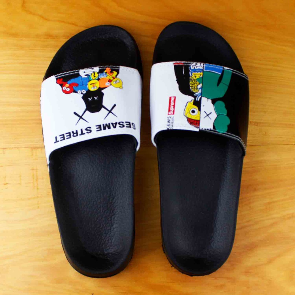 Sandal Slide Pria Benassi Flip Flop Sendal Distro Terbaru SPRM