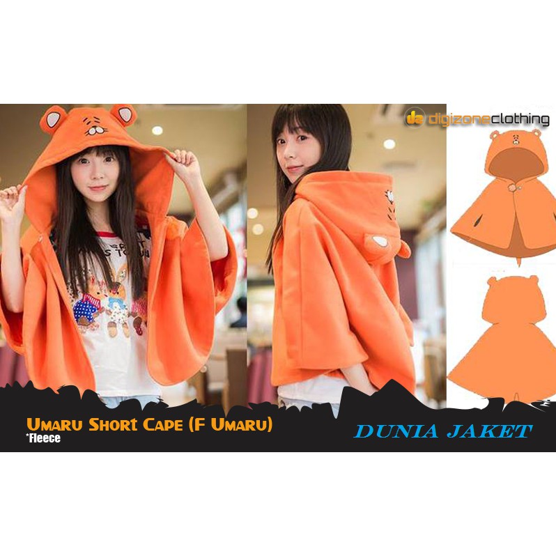 Jubah Pendek Anime Umaru Chan Hoodie - F UMARU