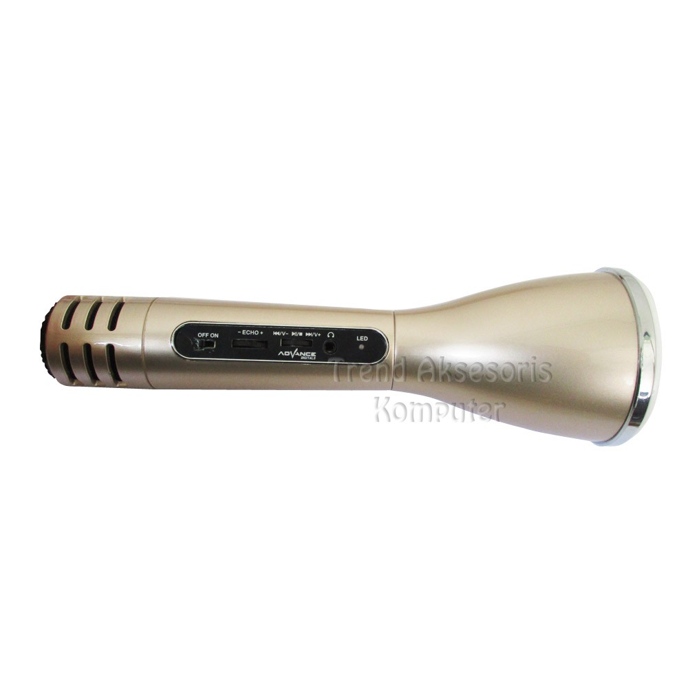 Trend-Advance Mini Karaoke Speaker Microphone  MS-52 - Gold