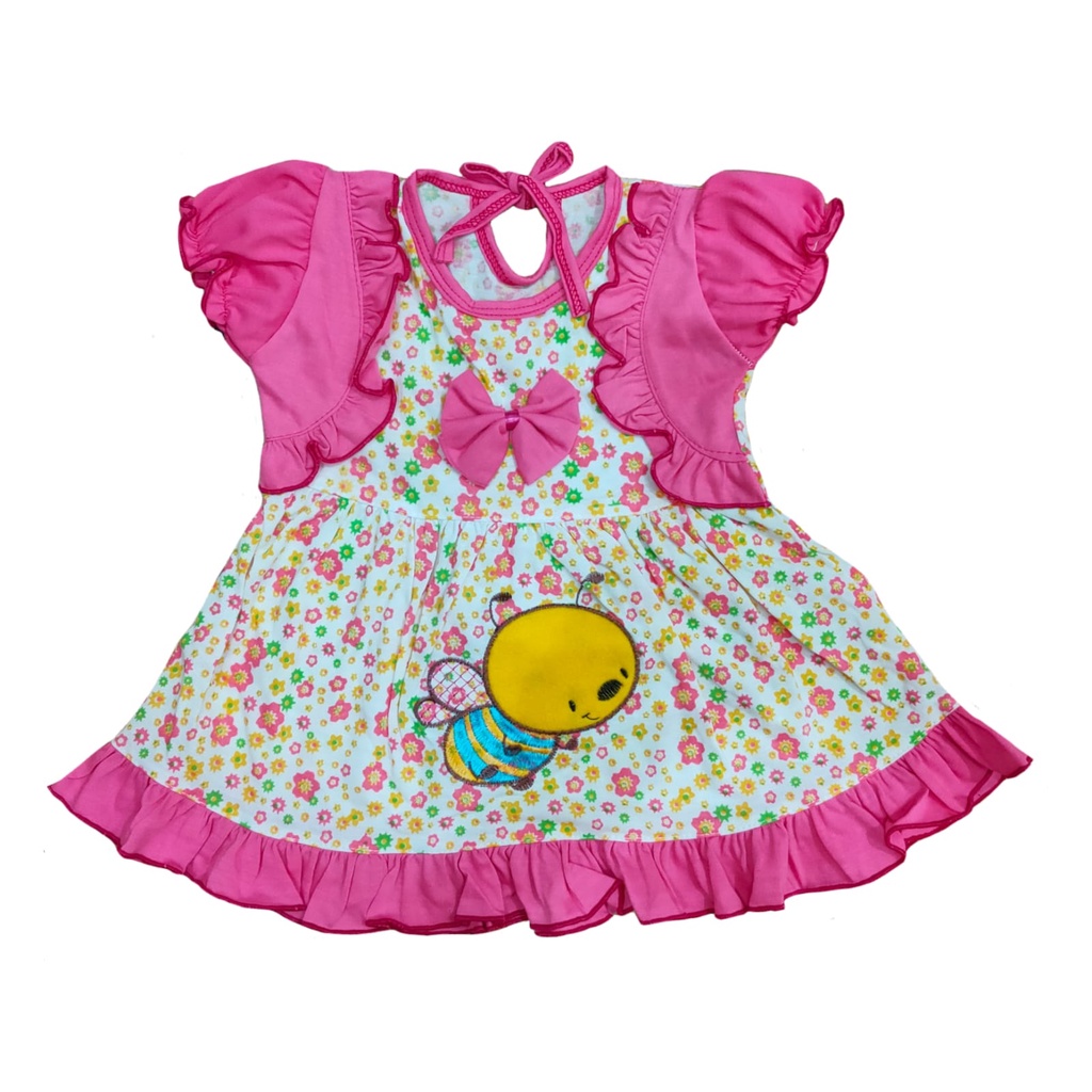 Two Mix Dress Bayi Cewek Baju Bayi Perempuan dj463a