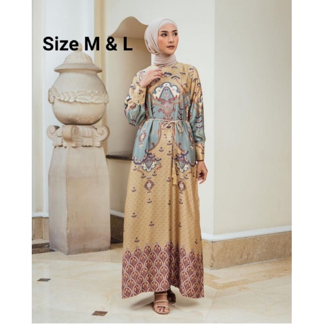 Giyanara Dress-Brown by Geulis