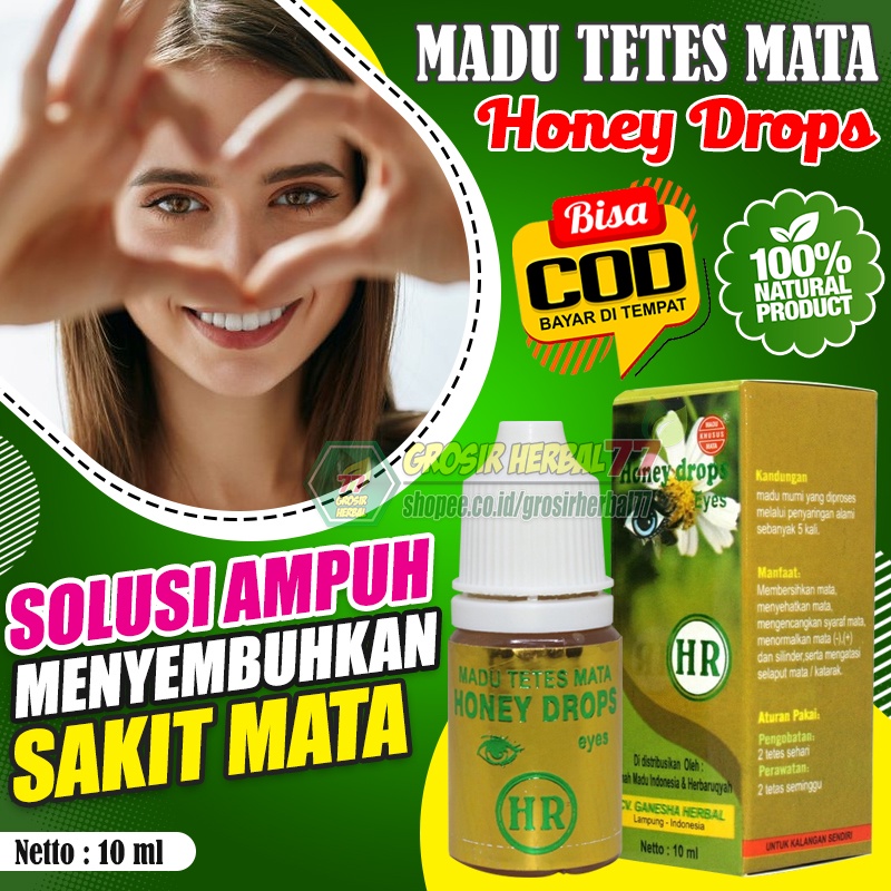 Original [BISA COD] HONEY NONI EYE Original - Obat Tetes Mata Minus Rabun Katarak Exp Baru