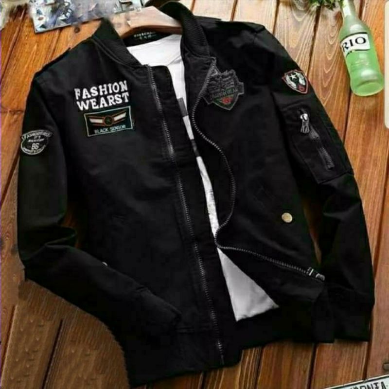 ( COD ) Jaket bomber aragon sensor / Jaket pria / jaket bomber / jaket / bomber / fashion pria