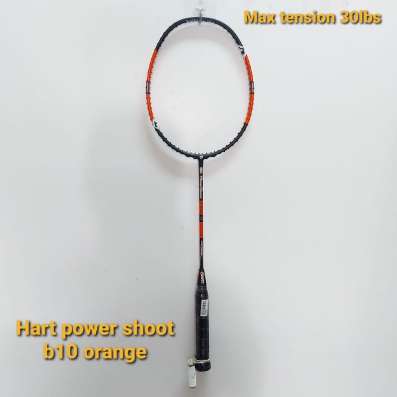 Raket badminton hart power shoot b10 orange